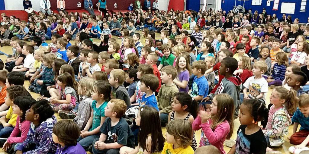 YPTS Audience At Mountian View Elementary